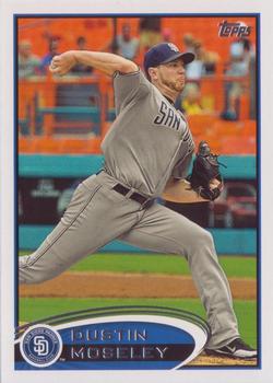 2012 Topps San Diego Padres #SD16 Dustin Moseley Front