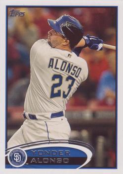 2012 Topps San Diego Padres #SD7 Yonder Alonso Front