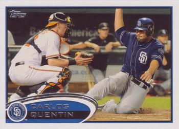 2012 Topps San Diego Padres #SD9 Carlos Quentin Front