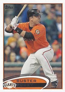 2012 Topps San Francisco Giants #SF13 Buster Posey Front