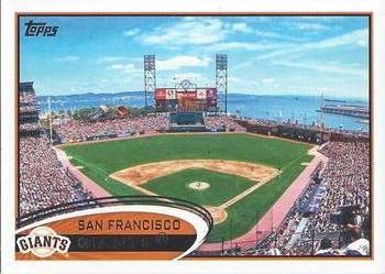2012 Topps San Francisco Giants #SF17 AT&T Park Front