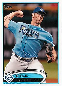 2012 Topps Tampa Bay Rays #TB9 Kyle Farnsworth Front