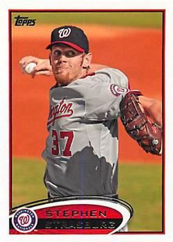 2012 Topps Washington Nationals #WAS1 Stephen Strasburg Front