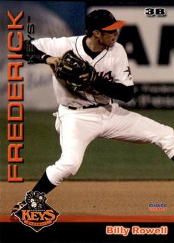 2010 Choice Frederick Keys #22 Billy Rowell Front