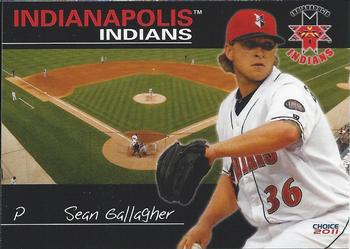 2011 Choice Indianapolis Indians #NNO Sean Gallagher Front