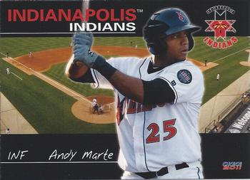 2011 Choice Indianapolis Indians #NNO Andy Marte Front