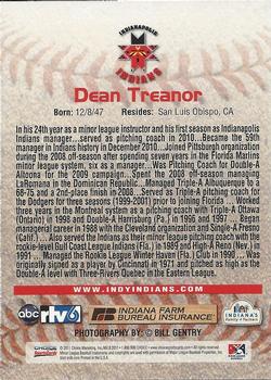 2011 Choice Indianapolis Indians #NNO Dean Treanor Back