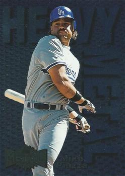 1996 Metal Universe - Heavy Metal #6 Mike Piazza Front