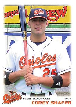 2003 Grandstand Bluefield Orioles #NNO Corey Shafer Front