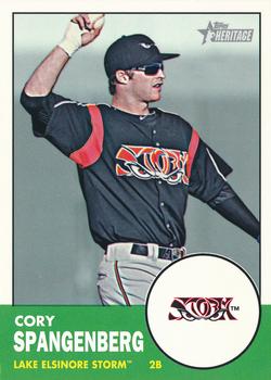 2012 Topps Heritage Minor League #22 Cory Spangenberg Front