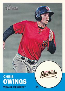 2012 Topps Heritage Minor League #29 Chris Owings Front