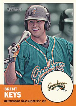 2012 Topps Heritage Minor League #43 Brent Keys Front