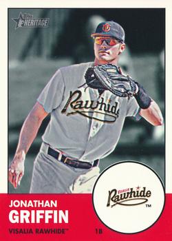 2012 Topps Heritage Minor League #78 Jonathan Griffin Front