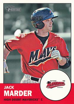 2012 Topps Heritage Minor League #81 Jack Marder Front