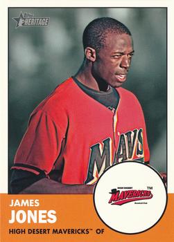 2012 Topps Heritage Minor League #82 James Jones Front