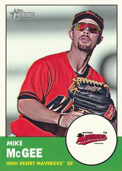 2012 Topps Heritage Minor League #84 Mike McGee Front