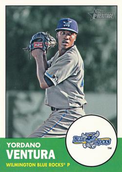 2012 Topps Heritage Minor League #106 Yordano Ventura Front