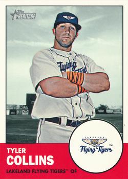 2012 Topps Heritage Minor League #123 Tyler Collins Front