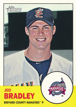 2012 Topps Heritage Minor League #130 Jed Bradley Front