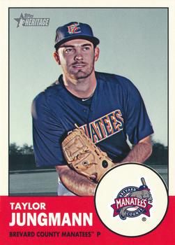2012 Topps Heritage Minor League #131 Taylor Jungmann Front