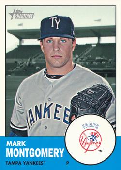 2012 Topps Heritage Minor League #135 Mark Montgomery Front