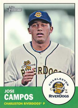 2012 Topps Heritage Minor League #156 Jose Campos Front