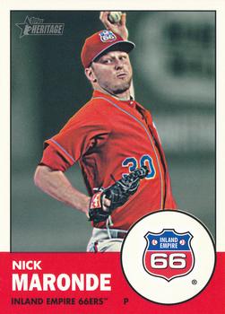2012 Topps Heritage Minor League #178 Nick Maronde Front