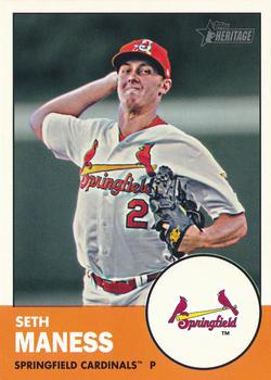 2012 Topps Heritage Minor League #200 Seth Maness Front