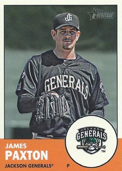 2012 Topps Heritage Minor League #203 James Paxton Front