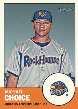2012 Topps Heritage Minor League #220 Michael Choice Front