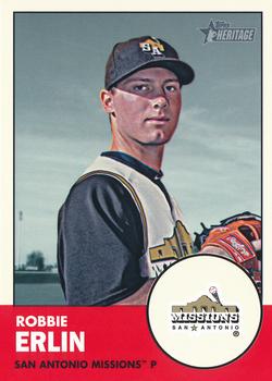 2012 Topps Heritage Minor League #222 Robbie Erlin Front