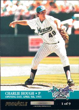 1993 Pinnacle - Expansion Draft Opening Day #1 David Nied / Charlie Hough Back