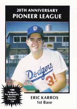 1988 Sport Pro Great Falls Dodgers #2 Eric Karros Front