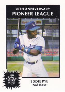 1988 Sport Pro Great Falls Dodgers #9 Eddie Pye Front