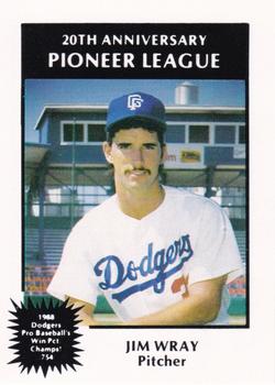 1988 Sport Pro Great Falls Dodgers #13 Jim Wray Front