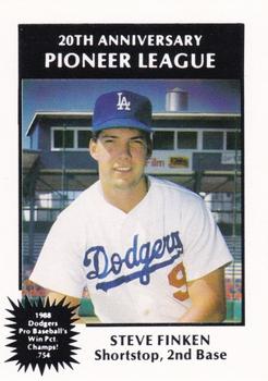 1988 Sport Pro Great Falls Dodgers #15 Steve Finken Front