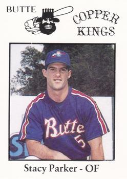 1989 Sport Pro Butte Copper Kings #1 Stacy Parker Front
