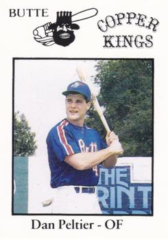 1989 Sport Pro Butte Copper Kings #27 Dan Peltier Front