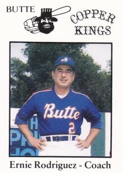 1989 Sport Pro Butte Copper Kings #28 Ernie Rodriguez Front