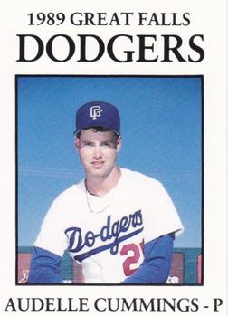 1989 Sport Pro Great Falls Dodgers #8 Audelle Cummings Front