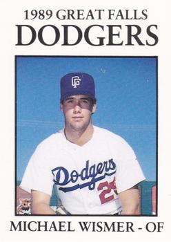 1989 Sport Pro Great Falls Dodgers #12 Michael Wismer Front