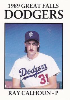 1989 Sport Pro Great Falls Dodgers #30 Ray Calhoun Front
