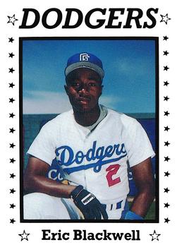 1990 Sport Pro Great Falls Dodgers #14 Eric Blackwell Front