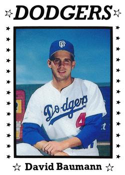 1990 Sport Pro Great Falls Dodgers #15 David Baumann Front