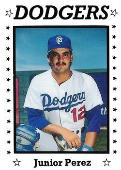 1990 Sport Pro Great Falls Dodgers #16 Junior Perez Front