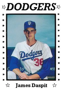 1990 Sport Pro Great Falls Dodgers #5 James Daspit Front