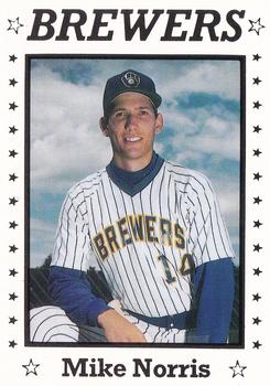 1990 Sport Pro Helena Brewers #26 Mike Norris Front