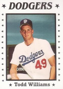 1991 Sport Pro Great Falls Dodgers #25 Todd Williams Front