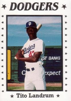 1991 Sport Pro Great Falls Dodgers #28 Tito Landrum Front