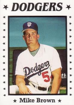 1991 Sport Pro Great Falls Dodgers #3 Mike Brown Front